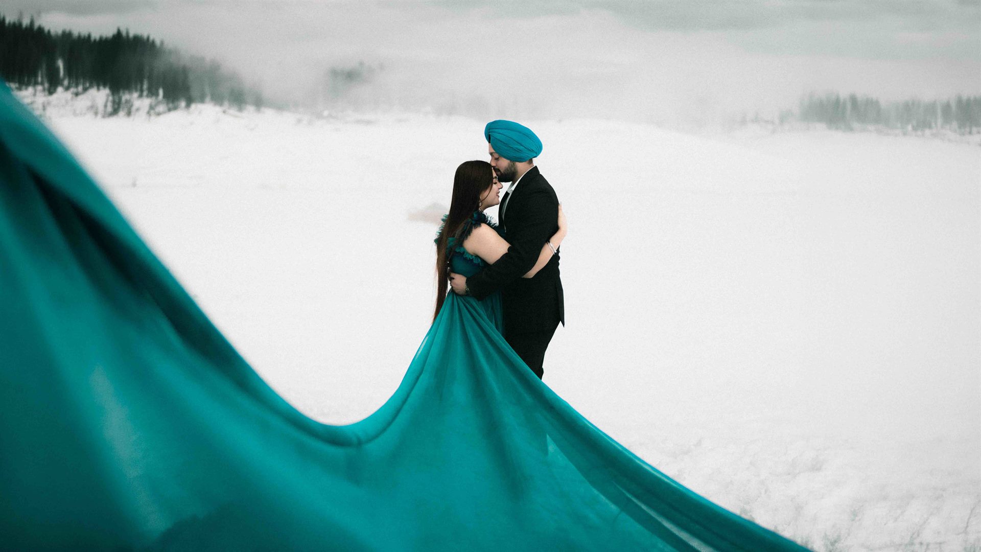 Pre-wedding photography in Kashmir